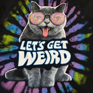 Let’s Get Weird Black XL T-Shirt